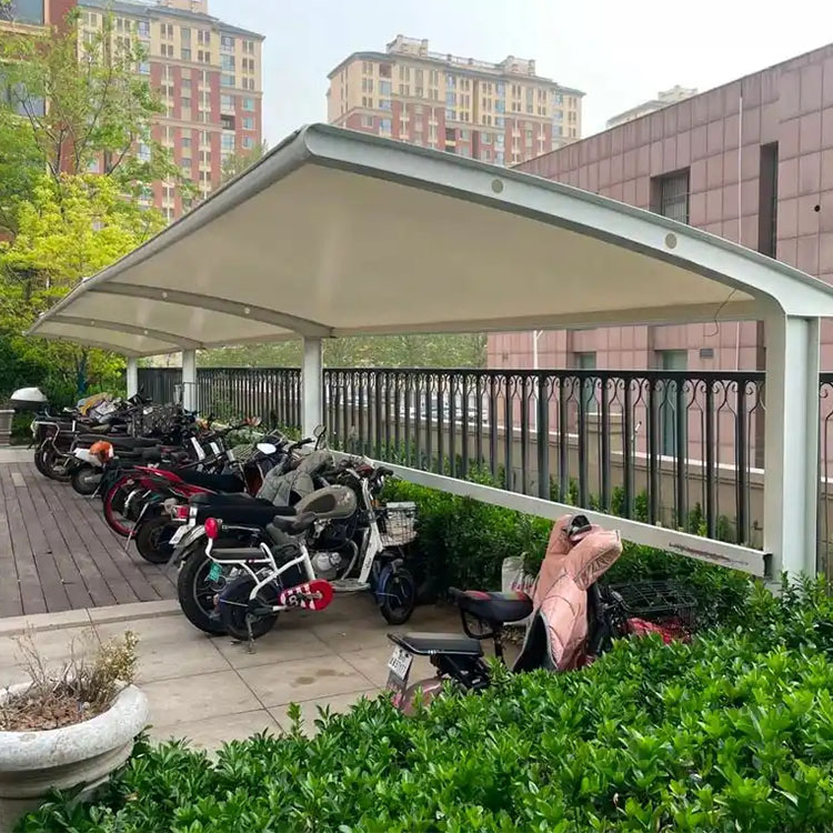 百色膜结构电动车棚