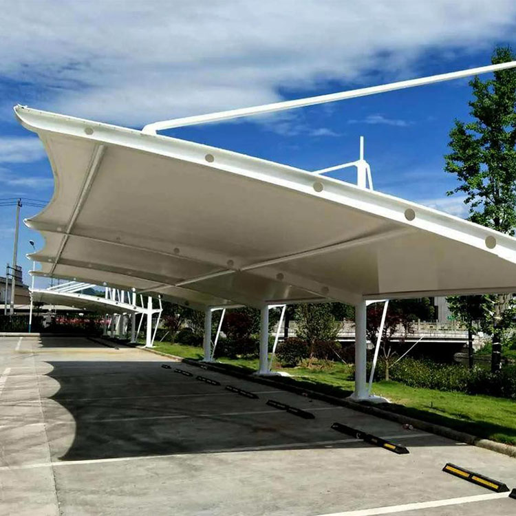 百色膜结构汽车棚