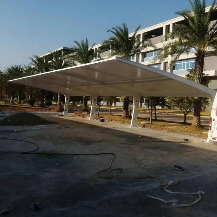 百色膜结构汽车棚